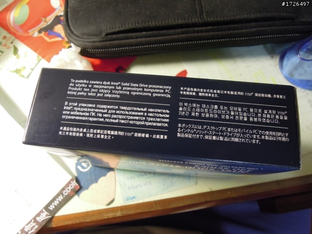 Intel SSD 330系列 120G 開箱~~~