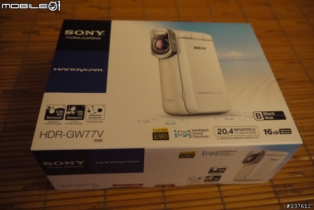 Sony HDR-GW77v簡易開箱