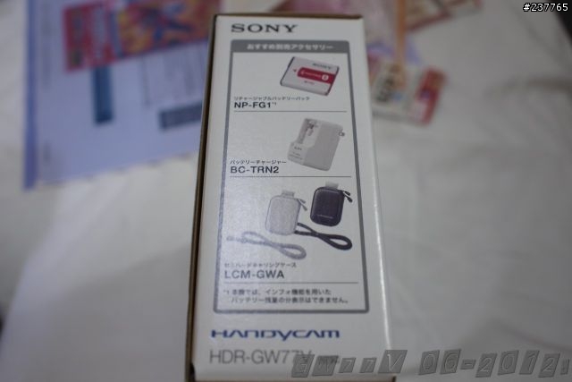 [開箱] SONY HDR-GW77V *BLUE*