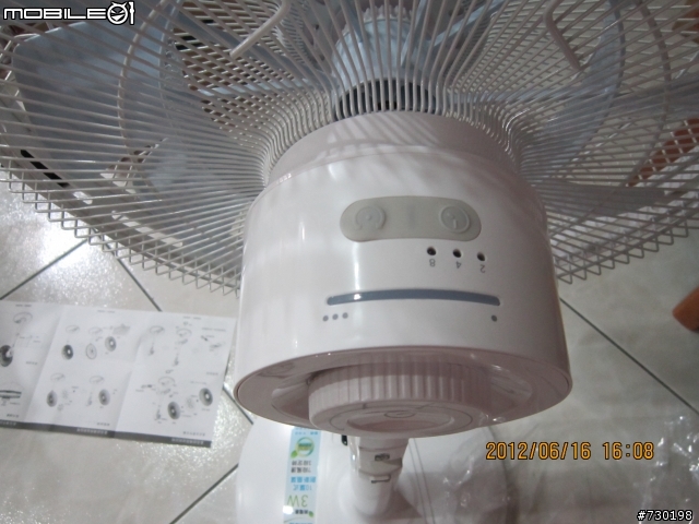 HEC-1419  10葉式DC節能搖控立扇簡單開箱