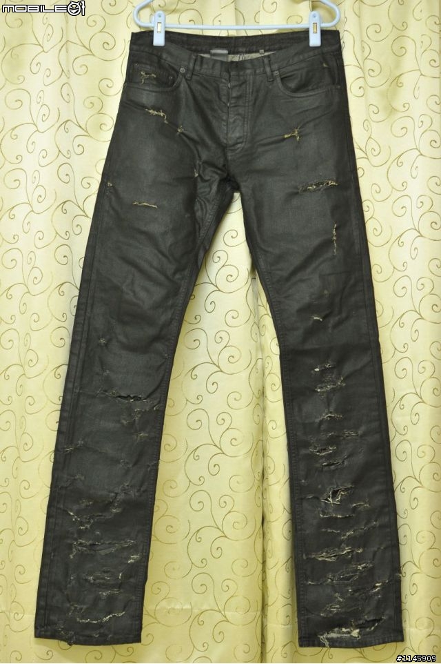 [傳說中的...]Dior Homme 04SS Destroyed 黑膠破褲