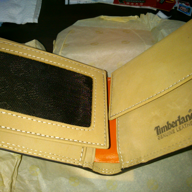 [開箱] Timberland 麂皮皮夾