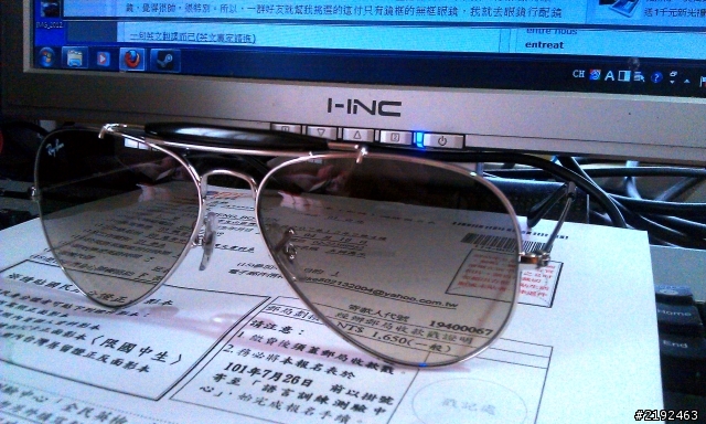 (更新圖片-加圖) RAY BAN  b3407  (確定真品~ )
