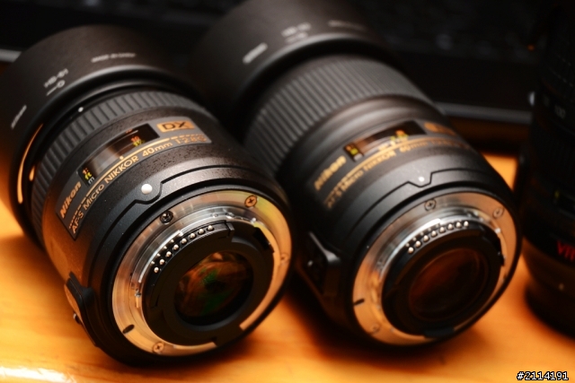 [分享]Nikon 40/2.8G Micro 開箱(再加與60/2.8G大比併)