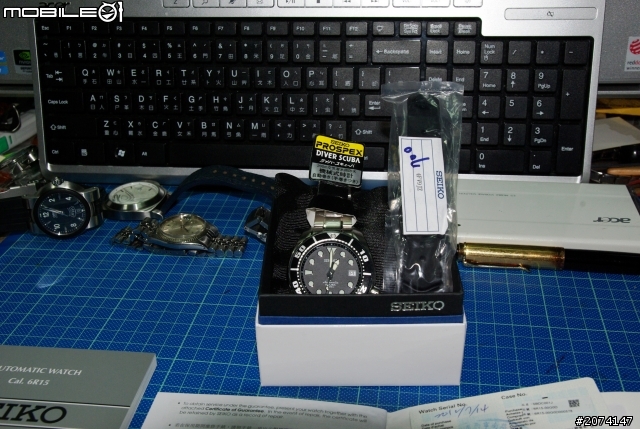 旱鴨子的200m 潛水錶 Seiko SBDC001J1 簡易開箱照