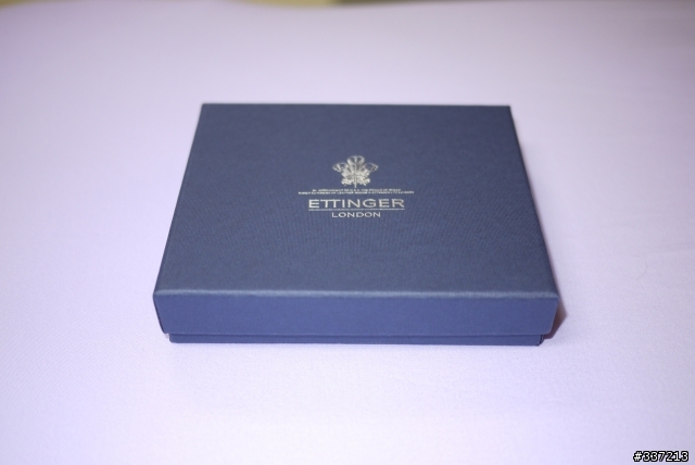 [開箱]Ettinger Purple Leather Billfold Wallet男用皮夾