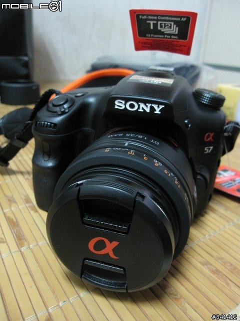 She's my girl. She's my α57.