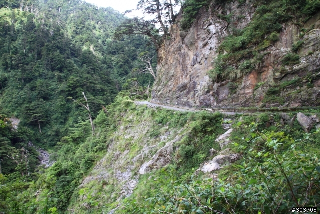 潑墨畫般的景色-合歡溪步道