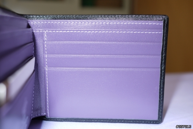 [開箱]Ettinger Purple Leather Billfold Wallet男用皮夾