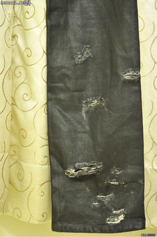 [傳說中的...]Dior Homme 04SS Destroyed 黑膠破褲