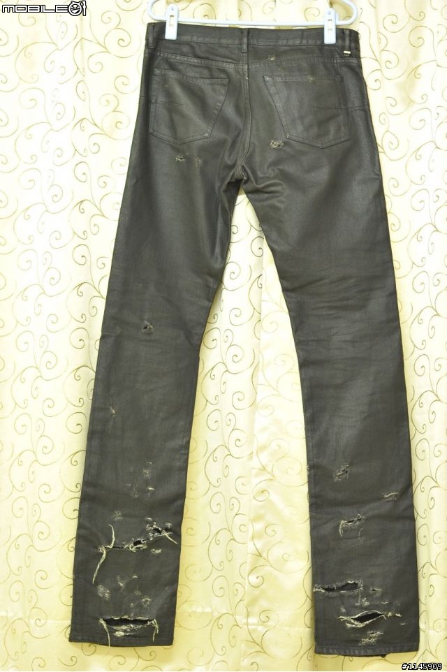 [傳說中的...]Dior Homme 04SS Destroyed 黑膠破褲