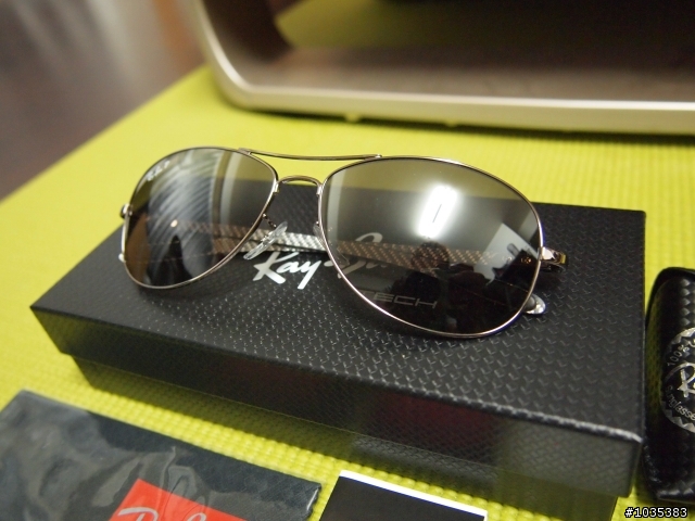 新手開箱RayBan雷朋 RB8301 004/N8 碳纖維水銀偏光太陽眼鏡