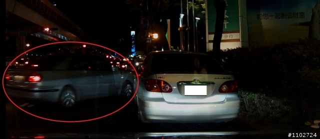 [注意] 台北復興北路車號3182-EJ銀色國產第一代Camry 有問題, 一直跟車, 請小心