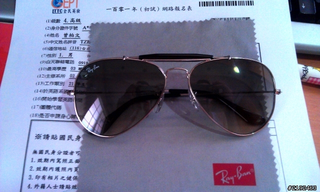(更新圖片-加圖) RAY BAN  b3407  (確定真品~ )