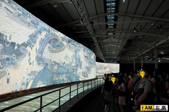 [景點] 會動的清明上河圖 - 夢時代展 (含影片)