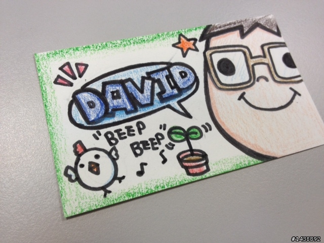 [插畫] 和無聊識別證說掰掰 手繪識別證自己做~