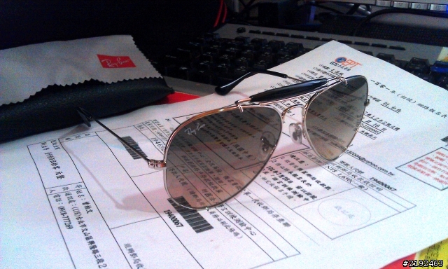 (更新圖片-加圖) RAY BAN  b3407  (確定真品~ )