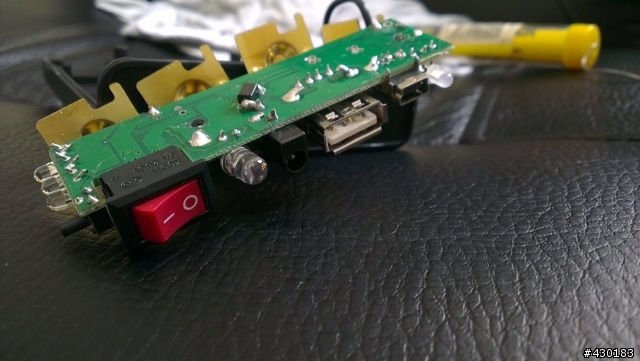 把行動電源的usb，直接改成AC充電。