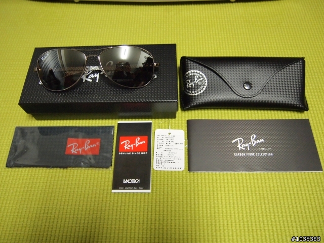 新手開箱RayBan雷朋 RB8301 004/N8 碳纖維水銀偏光太陽眼鏡