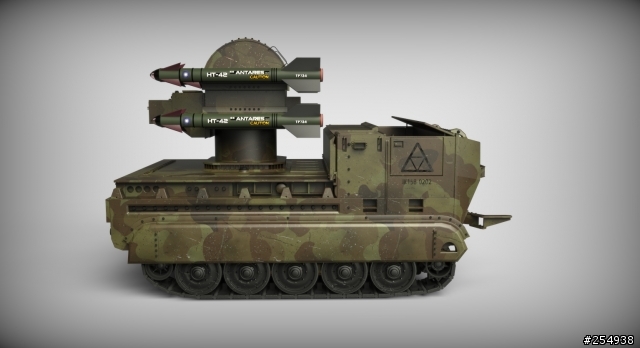飛彈車 M730A1-  3D 建模