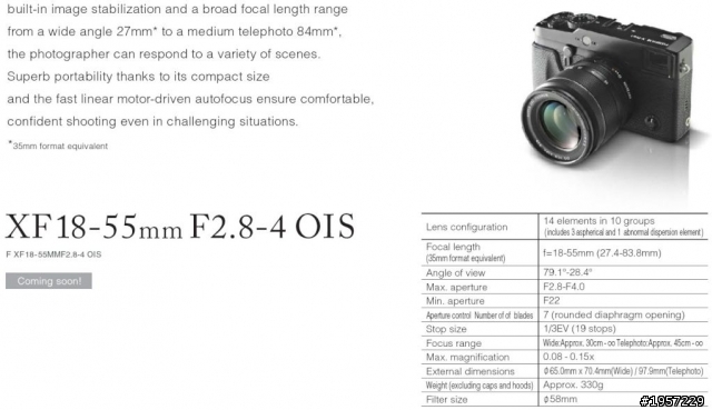 Xpro1 XF 18-55mm & 14mm