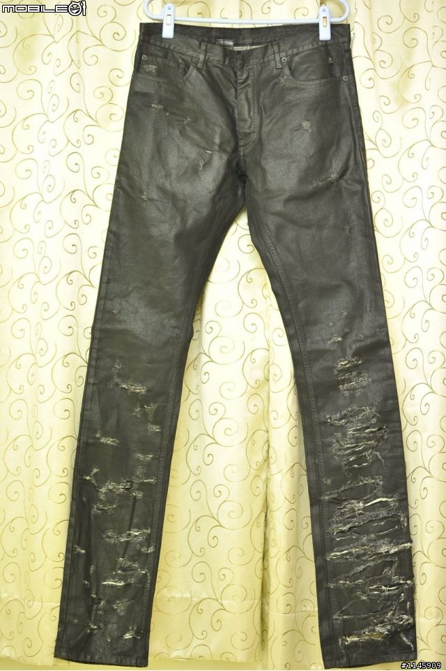 [傳說中的...]Dior Homme 04SS Destroyed 黑膠破褲