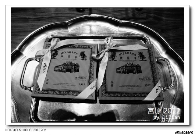 NEX F3 黑白的宮原眼科