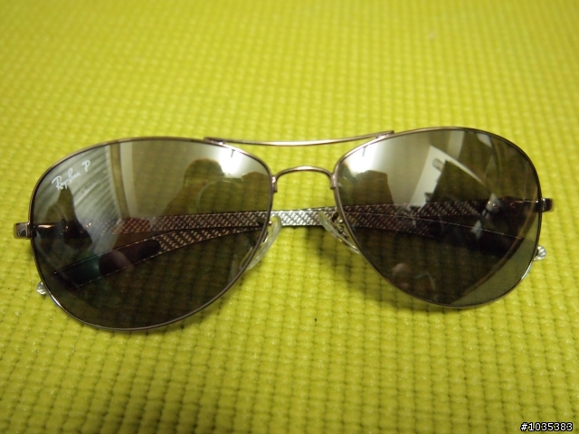 新手開箱RayBan雷朋 RB8301 004/N8 碳纖維水銀偏光太陽眼鏡