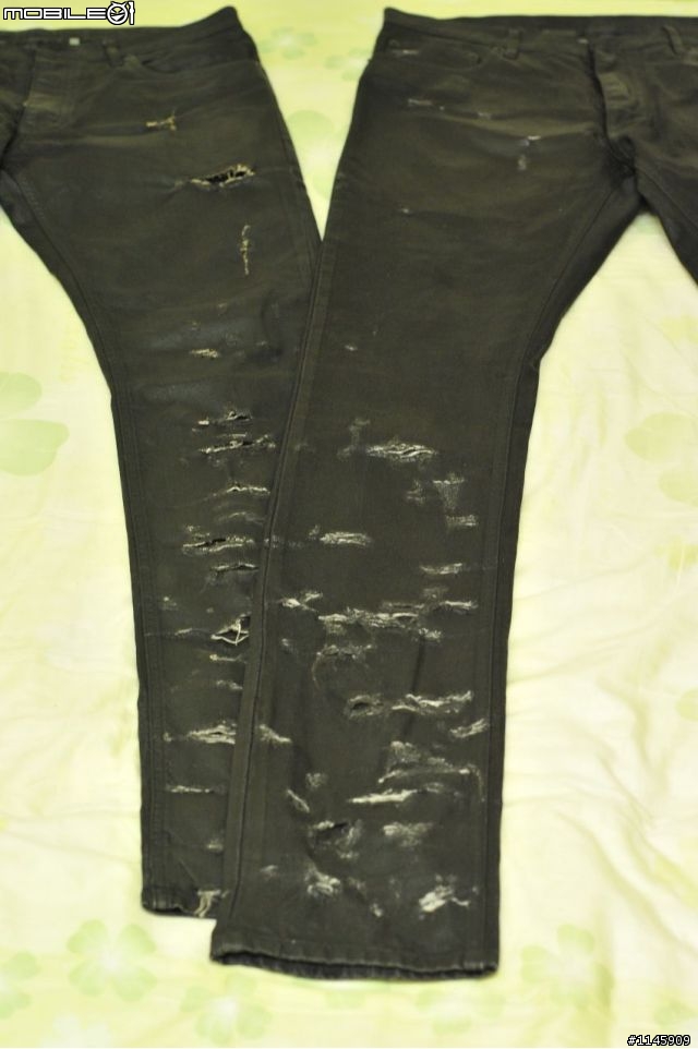 [傳說中的...]Dior Homme 04SS Destroyed 黑膠破褲