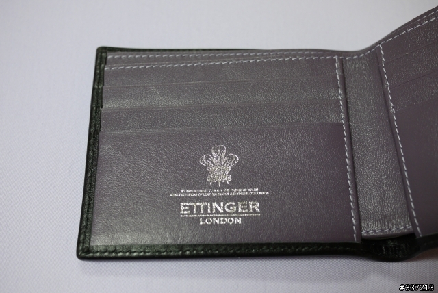 [開箱]Ettinger Purple Leather Billfold Wallet男用皮夾