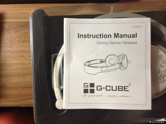 [開箱] G-CUBE 耳罩式耳機  (POP G系列)