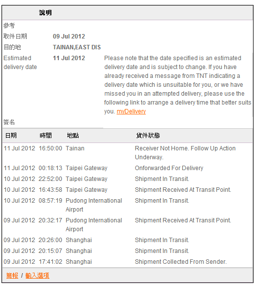 [問]有關於TNT送貨MBA