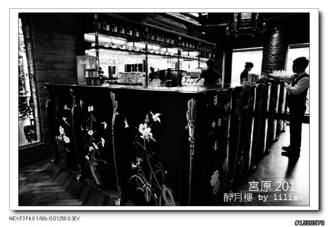 NEX F3 黑白的宮原眼科