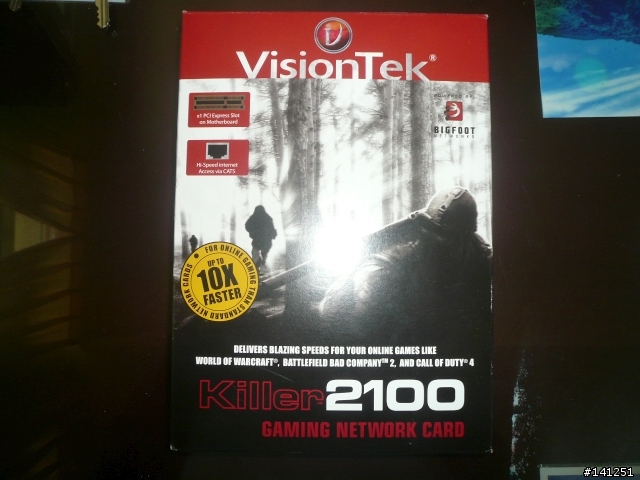 【簡易開箱】遊戲專用網路卡-VisionTek Killer 2100(含暗黑3測試)
