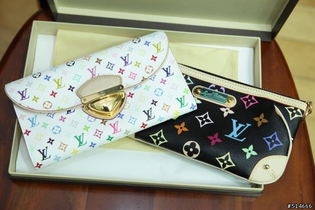 隨身好搭檔--Louis Vuitton "Milla Clutch MM" & Hermes "Bastia in 18 etoupe"