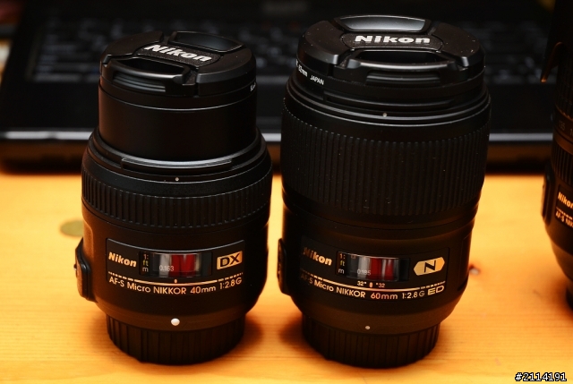 [分享]Nikon 40/2.8G Micro 開箱(再加與60/2.8G大比併)