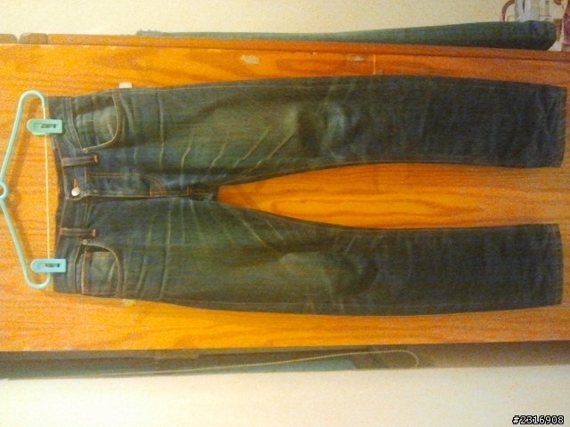 「分享」Nudie GRIM TIM DRY RED SELVAGE 養褲 一年八個月