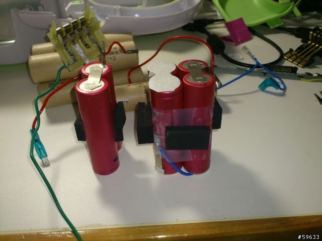 改裝充電式 Black&Decker旋風廣角吸塵器電池