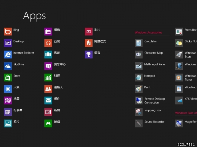 windows8使用繁中語言包之後......