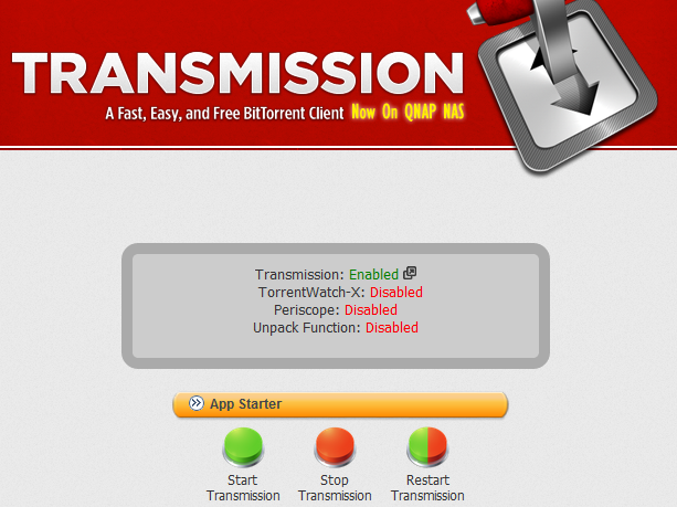 QNAP NAS Transmission 2.22 升級到 2.61