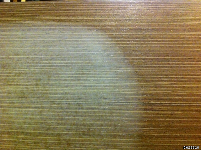 [已解決]木質貼皮受潮變色有救嗎？