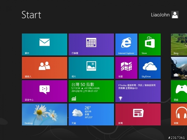windows8使用繁中語言包之後......