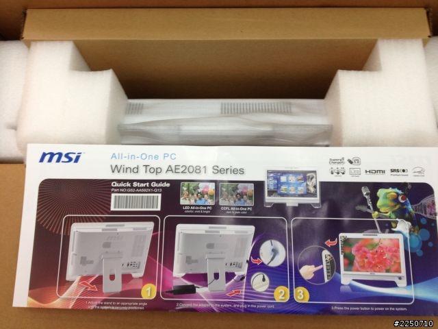 MSI AE2081/i32120/20"  開箱