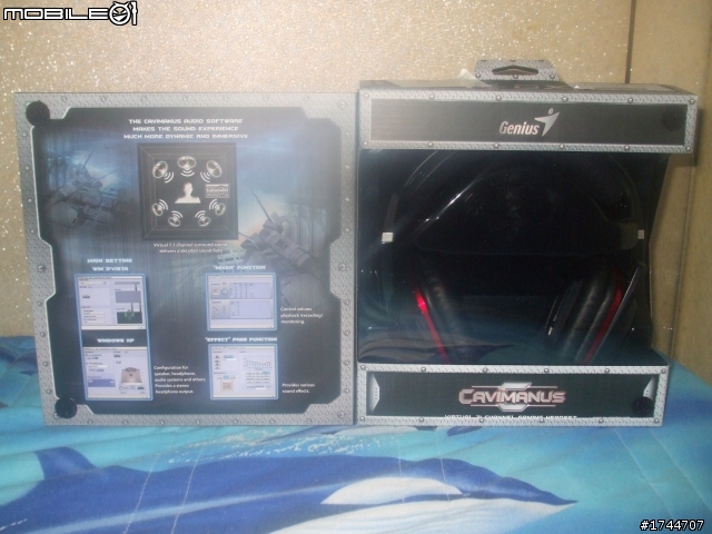 Genius GX Cavimanus HS-G700V 紅爪蠍 7.1聲道電競耳麥 極不專業開箱