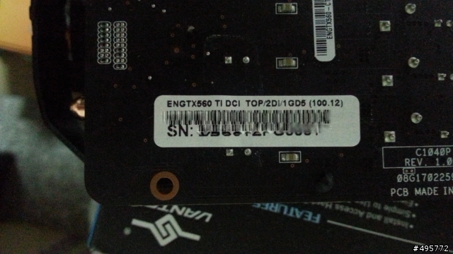 ASUS 560Ti DCII TOP 送修回來變成560 DCII TOP !