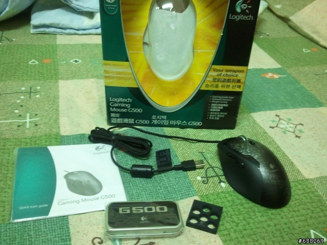 [簡單開箱]PS3鍵盤滑鼠轉接器Eagle Eye + 羅技滑鼠G500