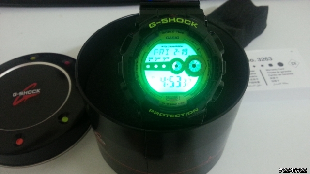 開箱~G-shock GA100系列~黑綠