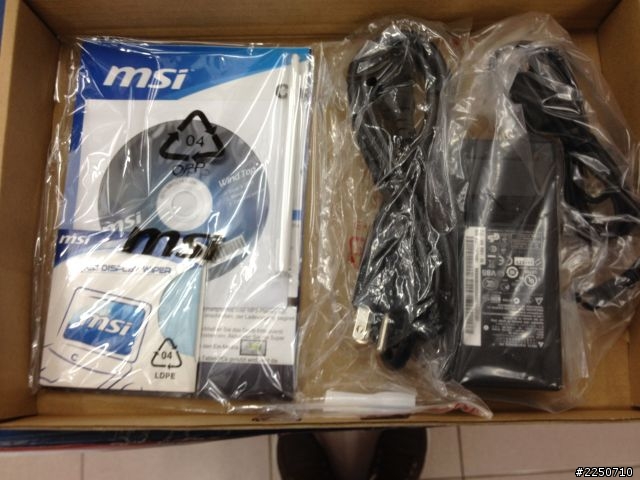 MSI AE2081/i32120/20"  開箱