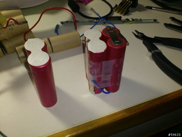 改裝充電式 Black&Decker旋風廣角吸塵器電池