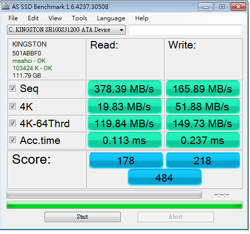 Kingston HyperX 120GB疑問